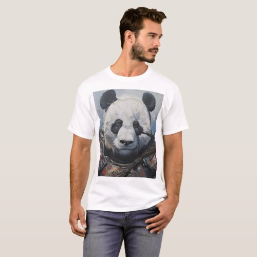 Seasoned Samurai Panda  T_Shirt