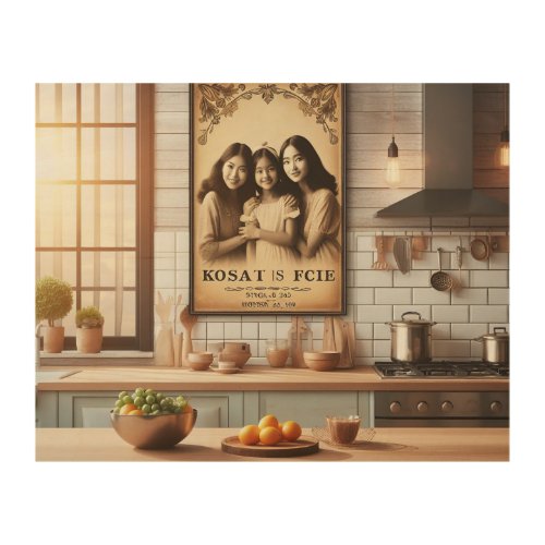 Seasoned with Love Family Recipes  Memories on D Wood Wall Art