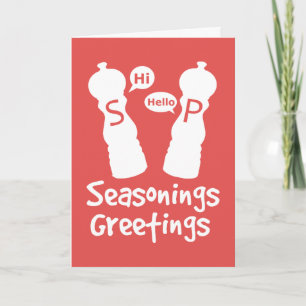 Seasonings Greetings Holiday Card