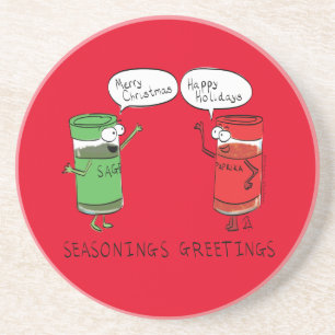 Seasonings Greetings Spices Coaster