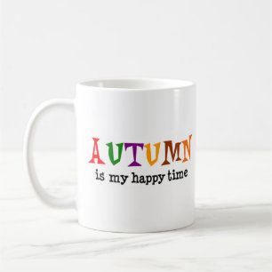 seasons autumn happy time coffee mug