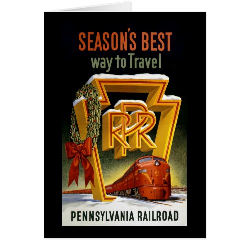 Seasons Best Way to Travel Vintage Poster