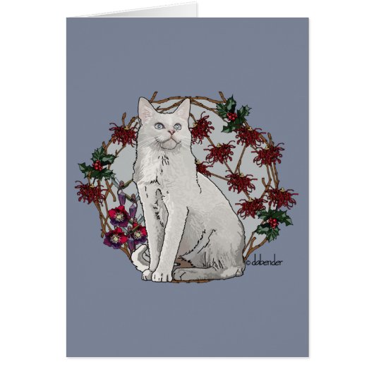 Seasons Cats - Winter Garden Cards (Front)