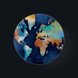 Seasons Change Button<br><div class="desc">© Michael Mullan / Wild Apple. Multi colored map of the world</div>