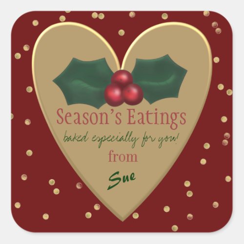 Seasons Eatings Custom Baking Stickers