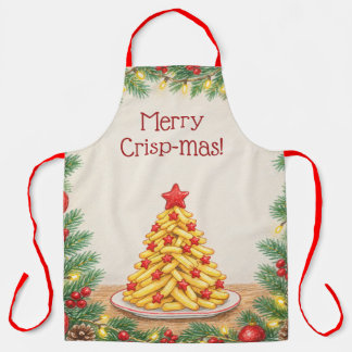 Season's Eatings, French Fries, Funny Christmas Apron