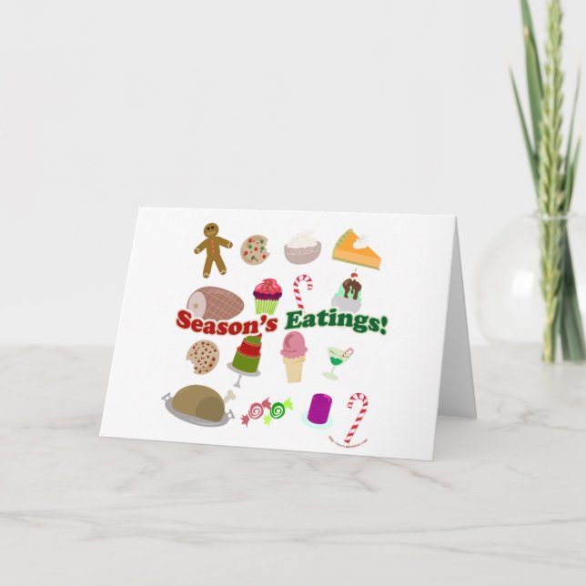 Seasons Eatings Holiday Card (Front)