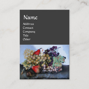 SEASON'S FRUITS 1 - GRAPES AND PEARS BUSINESS CARD