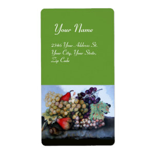 SEASON'S FRUITS 1 - GRAPES AND PEARS green Label