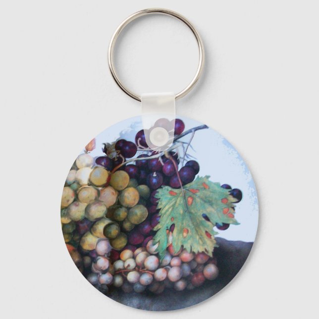 SEASON'S FRUITS 1 - GRAPES AND PEARS KEYCHAIN (Front)