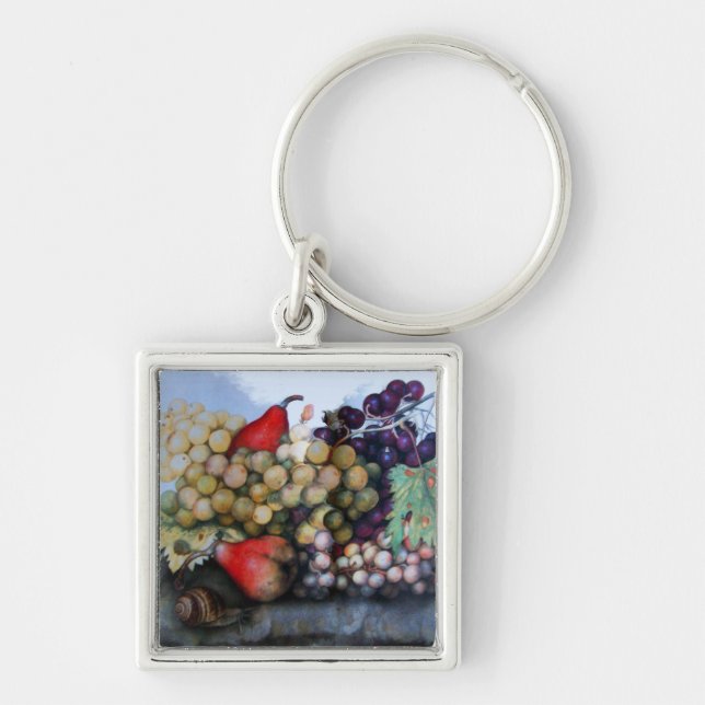 SEASON'S FRUITS 1 - GRAPES AND PEARS KEYCHAIN (Front)