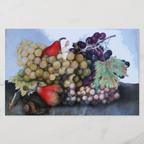 SEASONS FRUITS 1 _ GRAPES AND PEARS STATIONERY