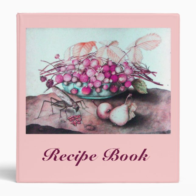 SEASON'S FRUITS 3 RECIPE BOOK RING BINDER (Front)