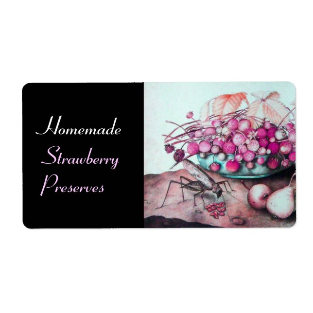 SEASON'S FRUITS 3 / STRAWBERRIES AND PEARS LABEL (Front)