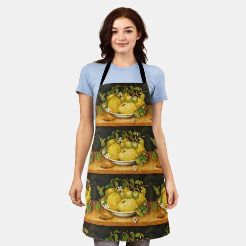 SEASONS FRUITSLEMONS LEMON FLOWERS Yellow  Apron