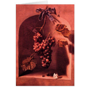 SEASON'S FRUITS -PROSPERITY antique pink red brown Cards