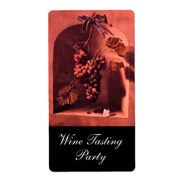 SEASON'S FRUITS -PROSPERITY Antique red,pink brown Label (Front)