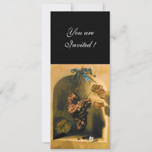 SEASON'S FRUITS - PROSPERITY ,brown green yellow Invitation