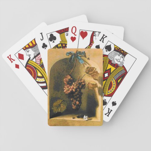 SEASONS FRUITS _PROSPERITY  brown green yellow Poker Cards