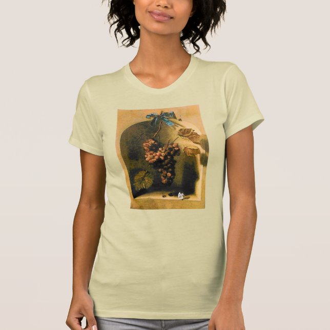 SEASON'S FRUITS -PROSPERITY brown yellow green T-Shirt (Front)