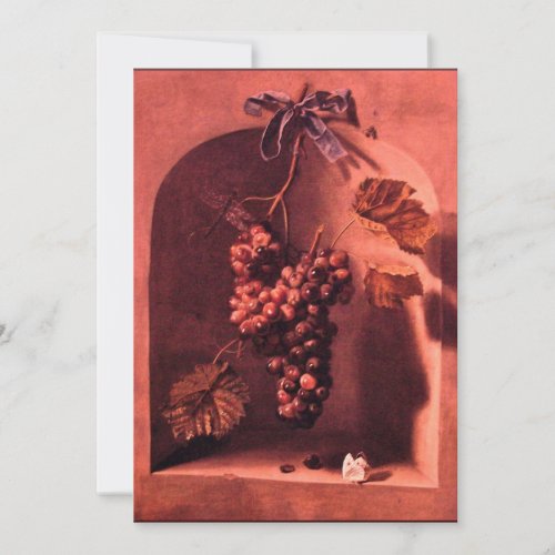 SEASONS FRUITS _ PROSPERITY pink red brown Invitation