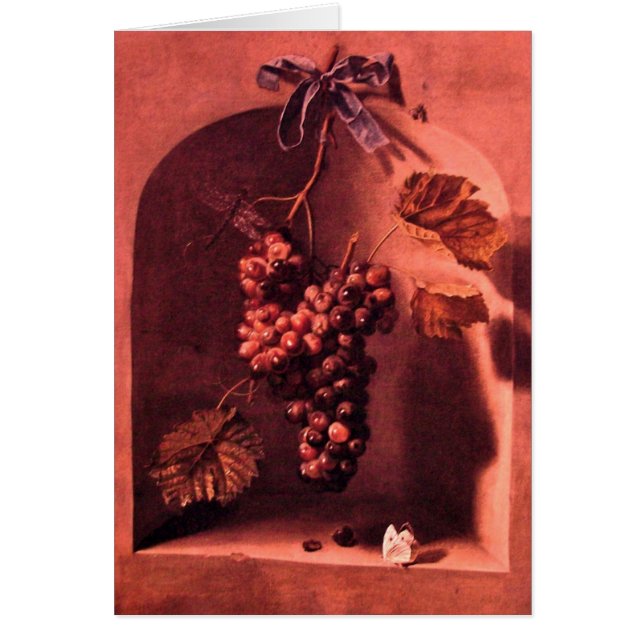 SEASON'S FRUITS -PROSPERITY  pink red Cards (Front)