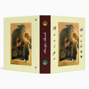 SEASON'S FRUITS -PROSPERITY  RECIPE BOOK yellow 3 Ring Binder