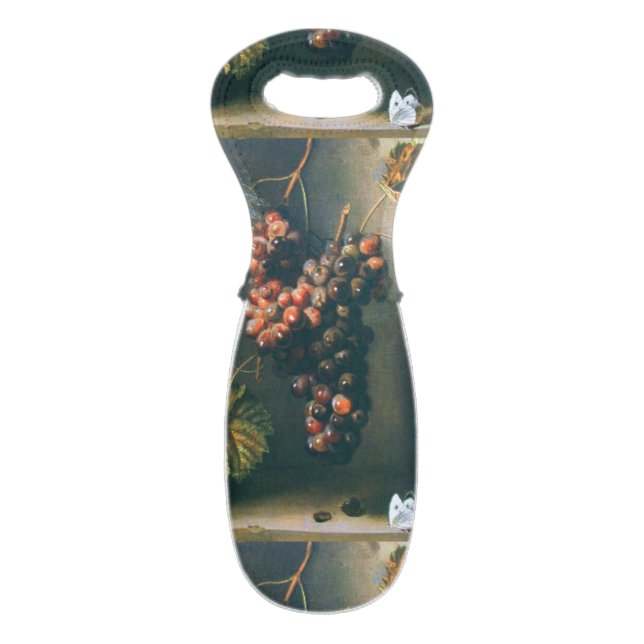 SEASON'S FRUITS,PROSPERITY Red Grapes ,Butterfly Wine Bag (Front Flat)