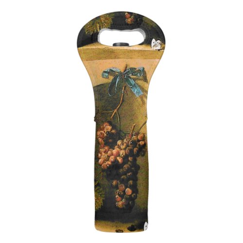 SEASONS FRUITSPROSPERITY Red Grapes Butterfly Wine Bag