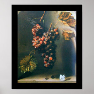 SEASON'S FRUITS -PROSPERITY yellow brown black Poster