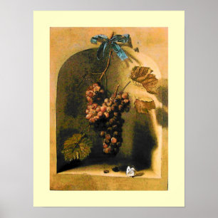 SEASON'S FRUITS -PROSPERITY yellow brown cream Poster