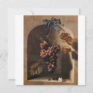 SEASON'S FRUITS - PROSPERITY , yellow green brown Invitation