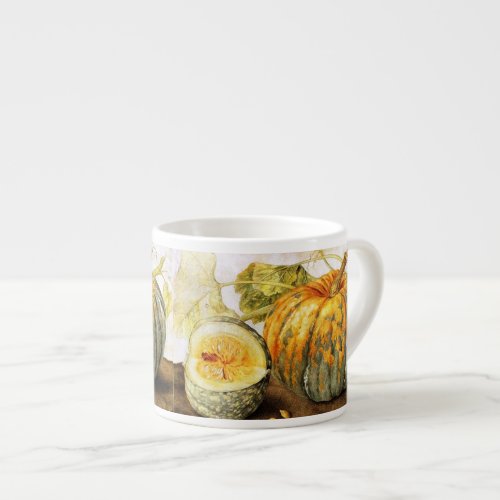 SEASONS FRUITS   PUMPKINS ESPRESSO CUP