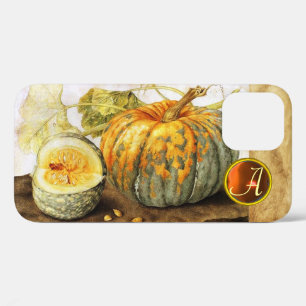 SEASON'S FRUITS / PUMPKINS MONOGRAM iPhone 12 CASE