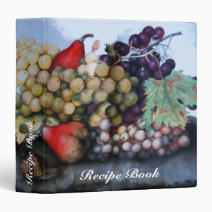 SEASON'S FRUITS RECIPE BOOK 3 RING BINDER