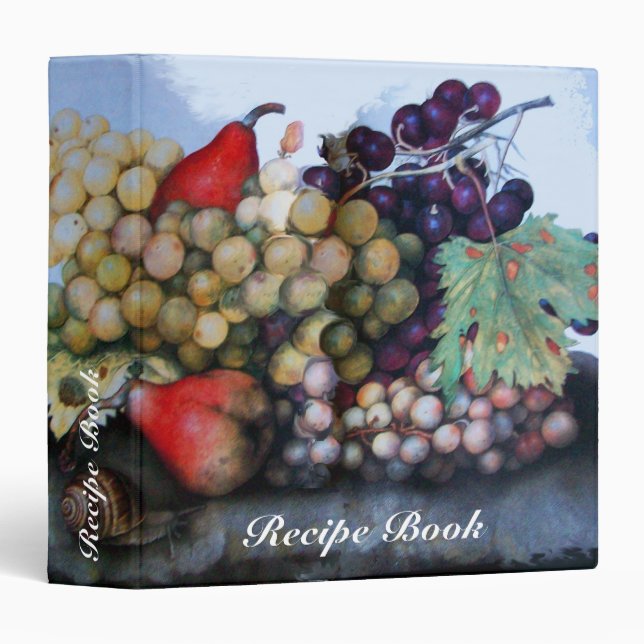 SEASON'S FRUITS RECIPE BOOK 3 RING BINDER (Front/Spine)