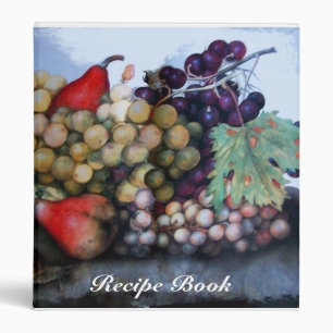SEASON'S FRUITS RECIPE BOOK 3 RING BINDER