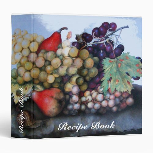 SEASONS FRUITS RECIPE BOOK BINDER