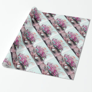 SEASON'S FRUITS / STRAWBERRIES AND PEARS WRAPPING PAPER