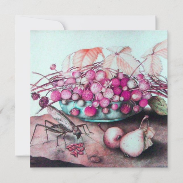 SEASON'S FRUITS / STRAWBERRIES PEARS Black Pink Announcement (Front)