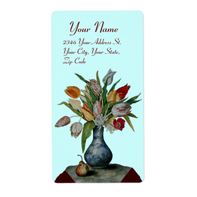 SEASON'S FRUITS -TULIPS blue Label (Front)