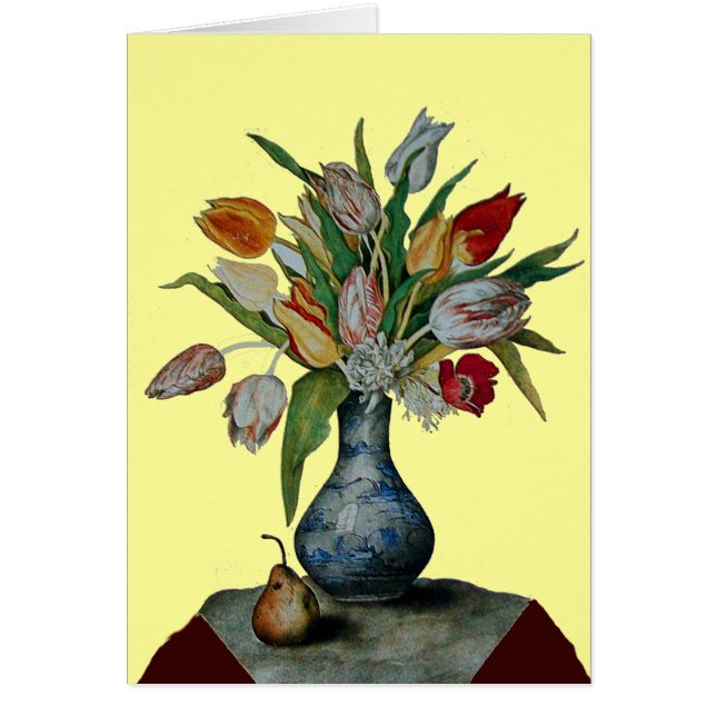 SEASON'S FRUITS -TULIPS CARDS (Front)