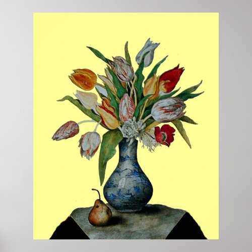 SEASONS FRUITS _ TULIPS POSTER