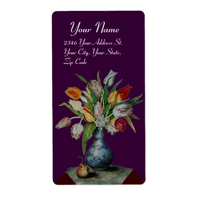 SEASON'S FRUITS -TULIPS ,purple Label (Front)