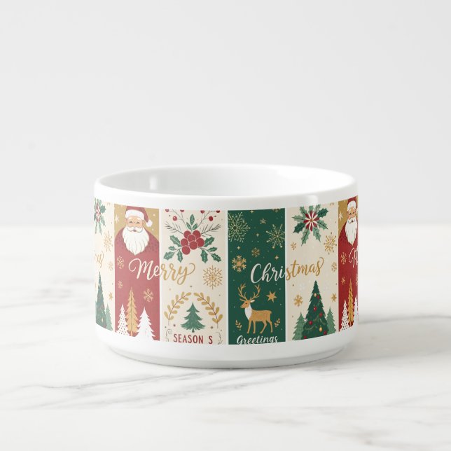 Season's Greeting  Bowl (Center)