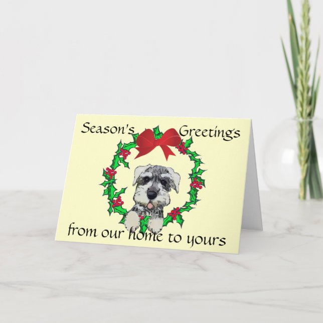 Seasons Greeting Holiday Card (Front)