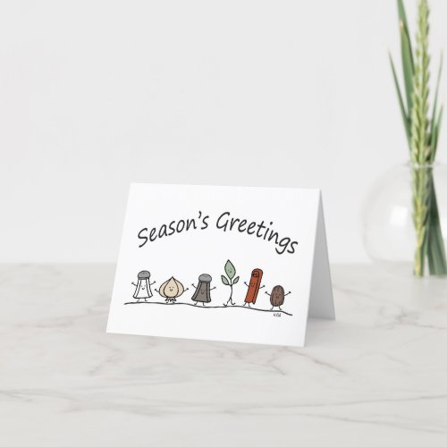 Seasons Greeting Holiday Card _ Funny Card