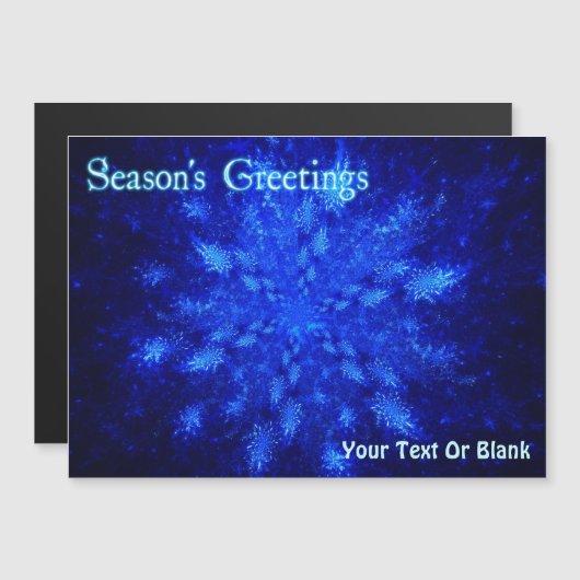 Season's Greeting - Snowburst (Front/Back)