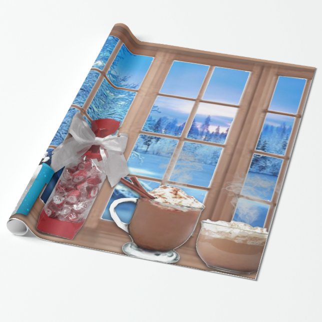 Seasons Greetings2 Wrapping Paper (Unrolled)