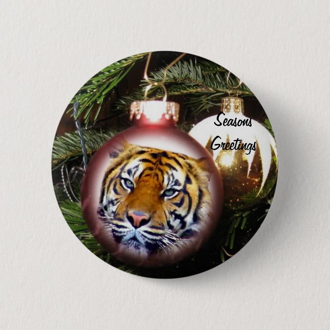 Seasons Greetings #5_ Pinback Button (Front)